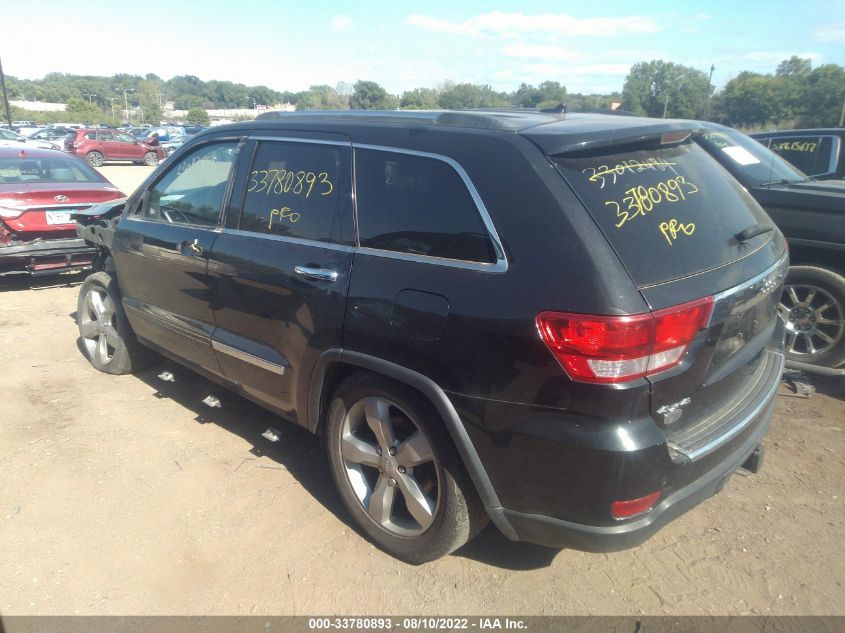 2012 Jeep Grand Cherokee Overland VIN: 1C4RJFCG6CC245761 Lot: 33780893