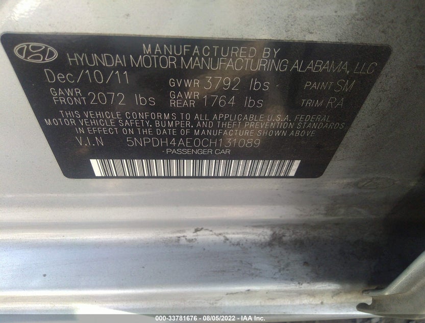 5NPDH4AE0CH131089