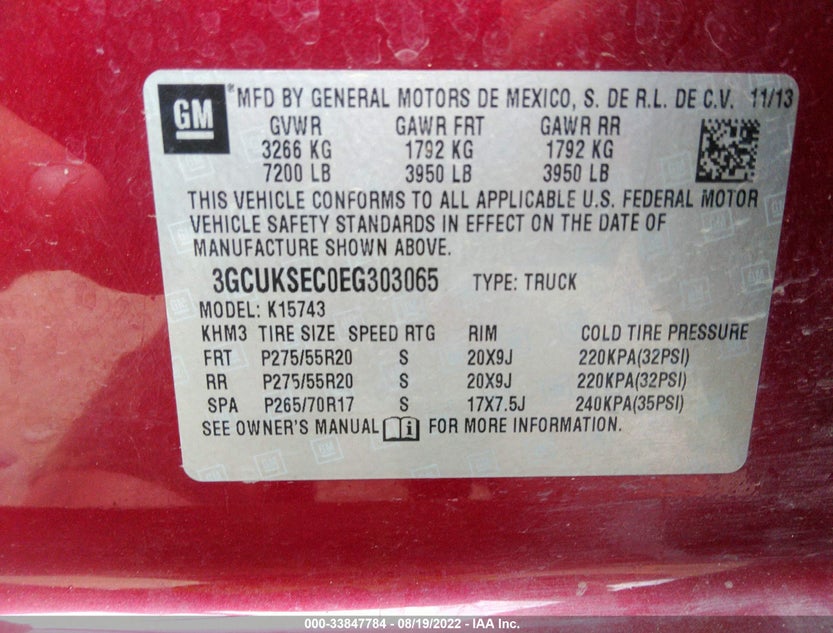 3GCUKSEC0EG303065
