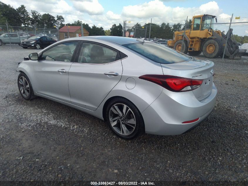 2015 Hyundai Elantra Limited (Ulsan Plant) VIN: KMHDH4AE3FU266640 Lot: 33863427