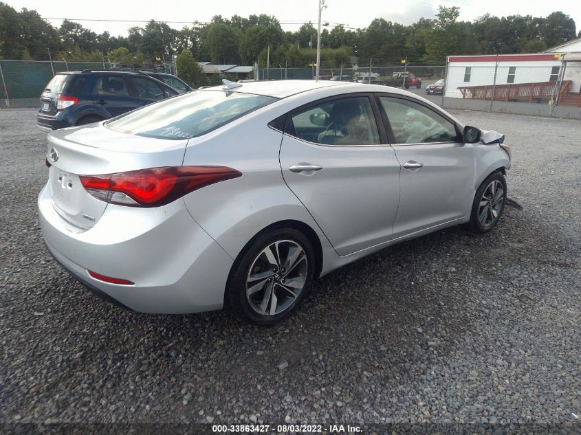 2015 Hyundai Elantra Limited (Ulsan Plant) VIN: KMHDH4AE3FU266640 Lot: 33863427