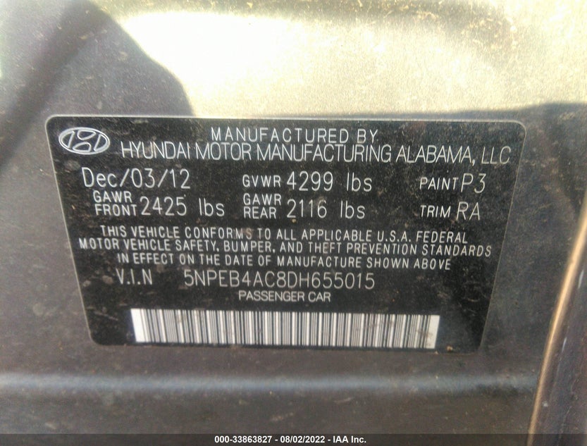 5NPEB4AC8DH655015
