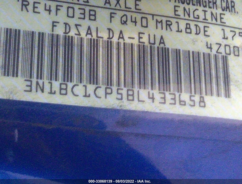 3N1BC1CP5BL433658