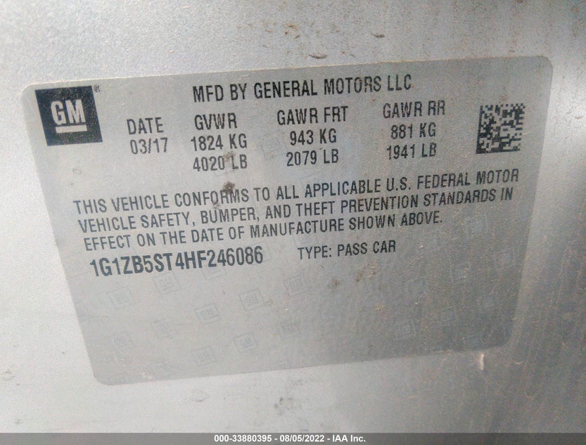 1G1ZB5ST4HF246086