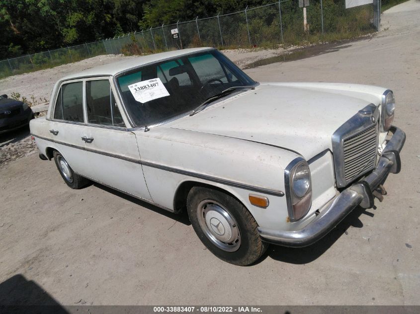 1972 Mercedes-Benz 220 VIN: 11501012104012 Lot: 40504072