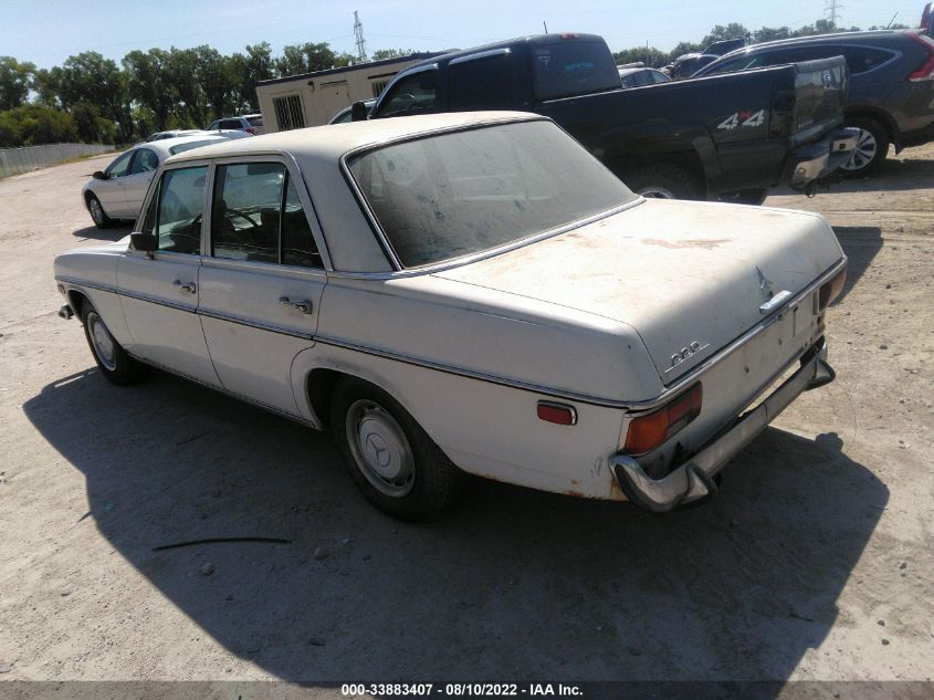 1972 Mercedes-Benz 220 VIN: 11501012104012 Lot: 40504072