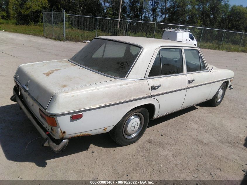 1972 Mercedes-Benz 220 VIN: 11501012104012 Lot: 40504072