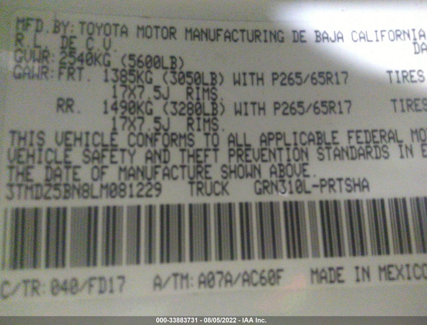3TMDZ5BN8LM081229
