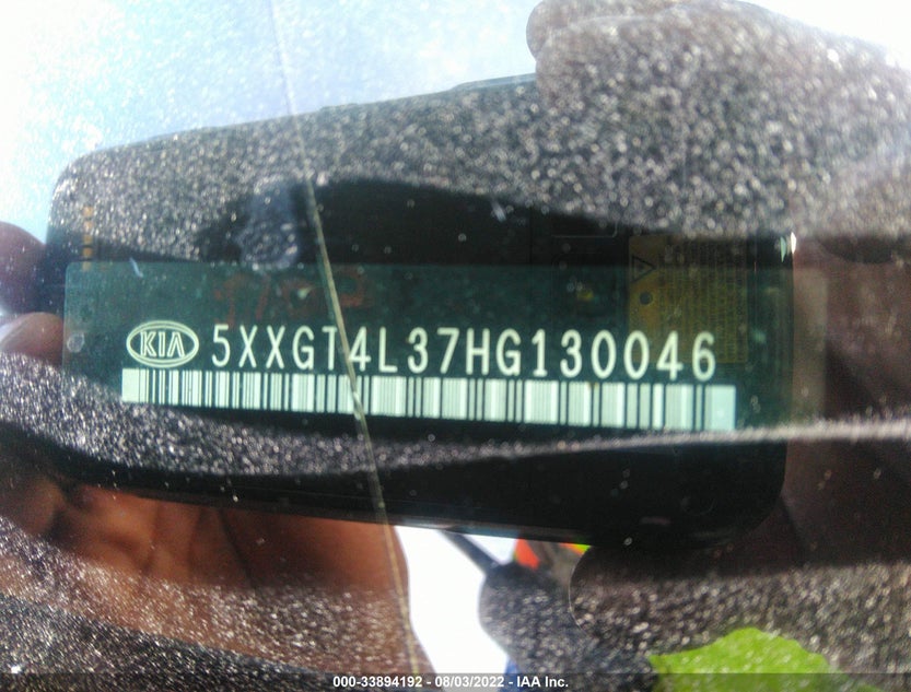 5XXGT4L37HG130046