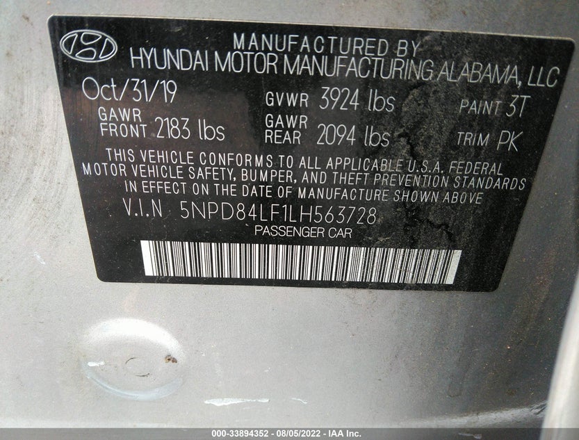 5NPD84LF1LH563728