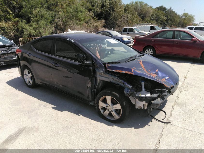 2013 Hyundai Elantra Gls VIN: 5NPDH4AE0DH433192 Lot: 33895106