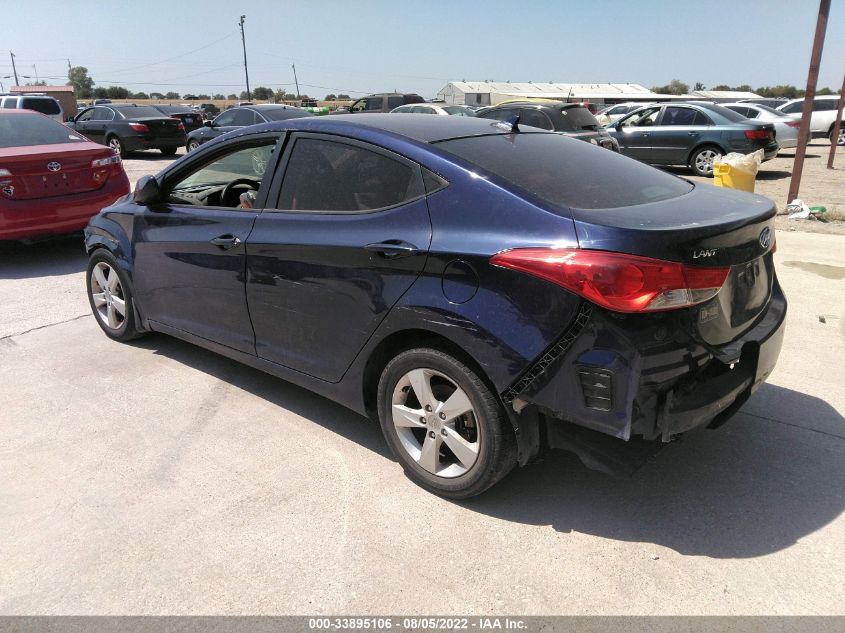 2013 Hyundai Elantra Gls VIN: 5NPDH4AE0DH433192 Lot: 33895106