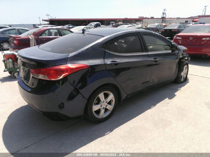 2013 Hyundai Elantra Gls VIN: 5NPDH4AE0DH433192 Lot: 33895106