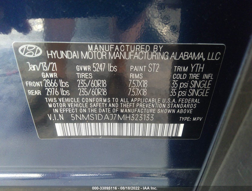 5NMS1DAJ7MH323133