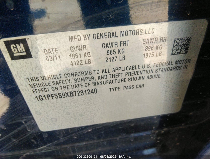 1G1PF5S9XB7231240