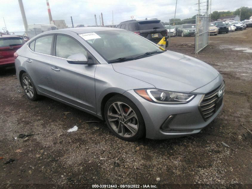 2017 Hyundai Elantra Limited VIN: 5NPD84LFXHH154697 Lot: 33912443