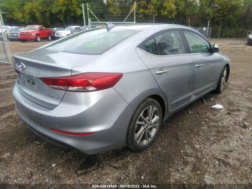 2017 Hyundai Elantra Limited VIN: 5NPD84LFXHH154697 Lot: 33912443