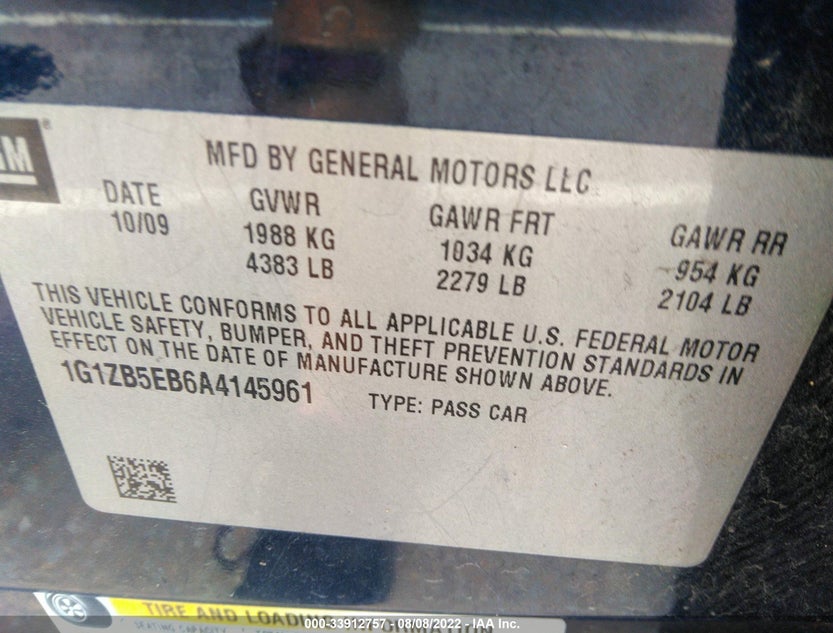 1G1ZB5EB6A4145961