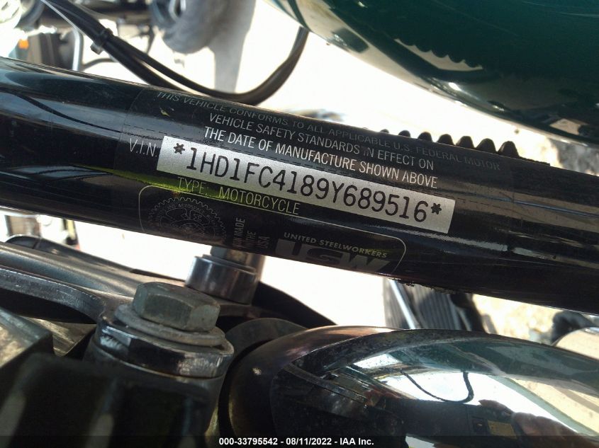 2009 Harley-Davidson Flhtcu VIN: 1HD1FC4189Y689516 Lot: 33795542
