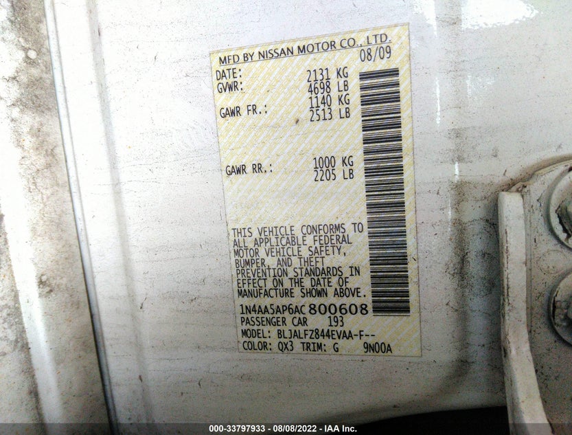 1N4AA5AP6AC800608