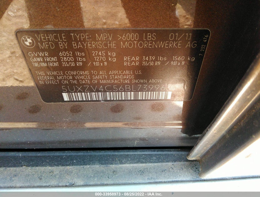 5UXZV4C56BL739963