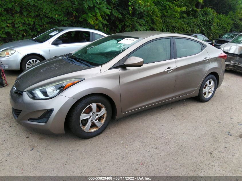 2014 Hyundai Elantra Se VIN: 5NPDH4AE7EH540600 Lot: 33829408