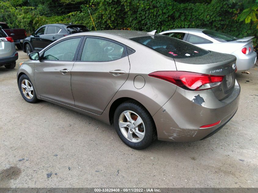 2014 Hyundai Elantra Se VIN: 5NPDH4AE7EH540600 Lot: 33829408