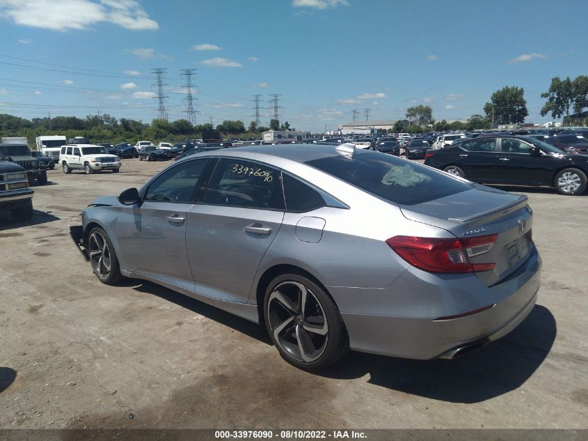 2019 Honda Accord Sport VIN: 1HGCV1F3XKA175554 Lot: 33976090