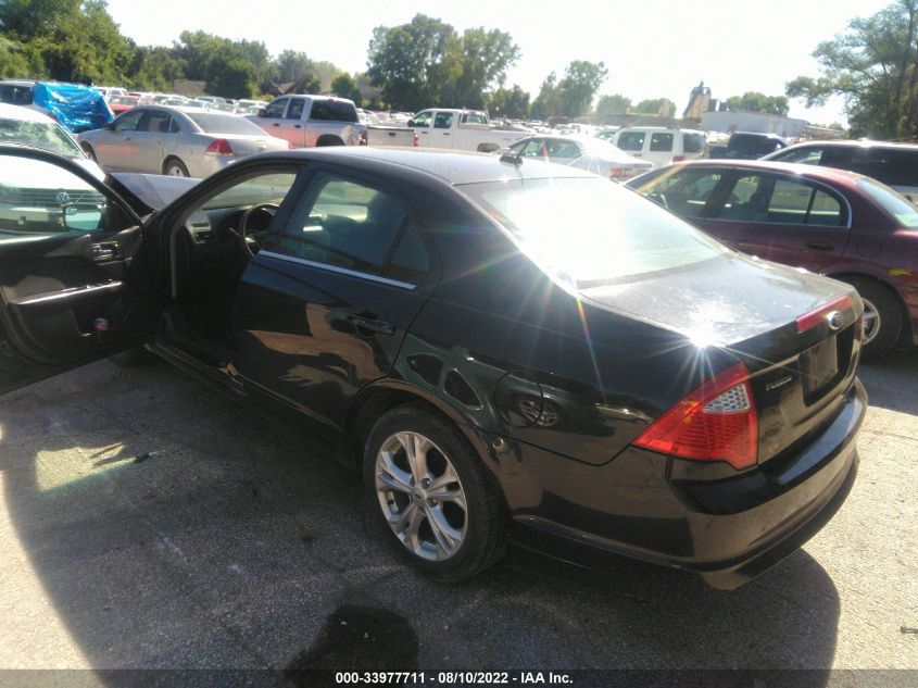 2012 Ford Fusion Se VIN: 3FAHP0HA8CR355309 Lot: 33977711