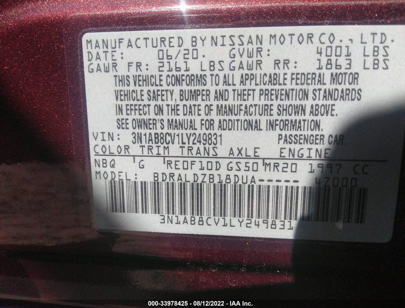 3N1AB8CV1LY249831