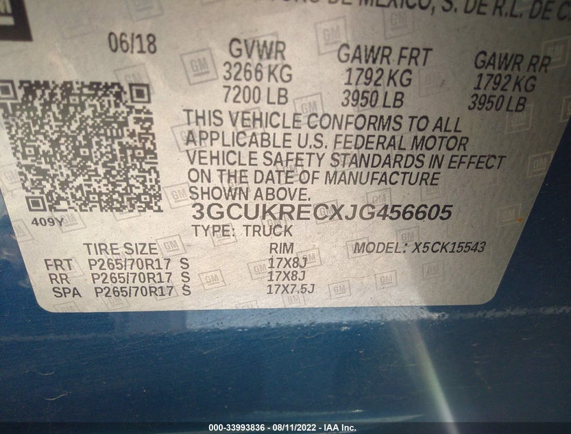 3GCUKRECXJG456605
