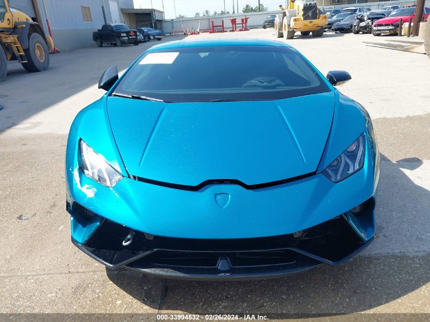 2018 Lamborghini Huracan Performante VIN: ZHWUD4ZF2JLA10317 Lot: 33994532