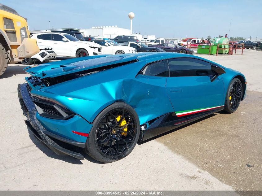 2018 Lamborghini Huracan Performante VIN: ZHWUD4ZF2JLA10317 Lot: 33994532