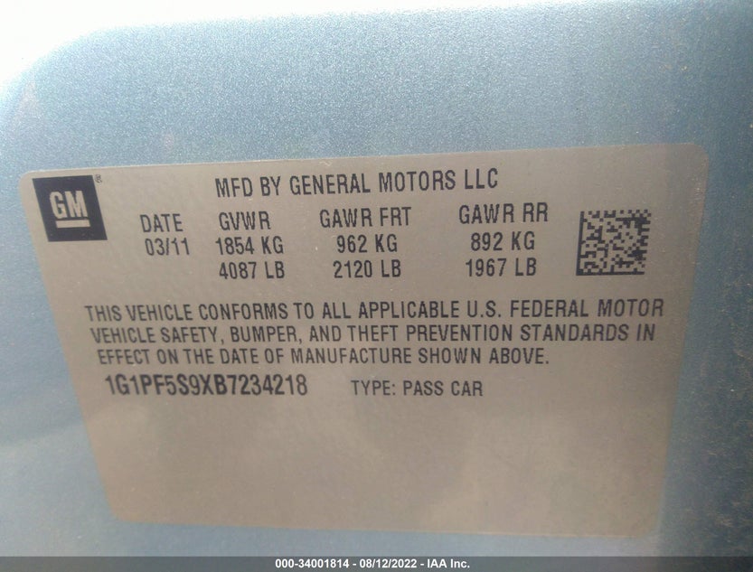 1G1PF5S9XB7234218