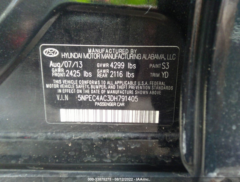 5NPEC4AC3DH791405