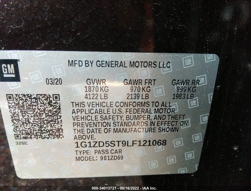 1G1ZD5ST9LF121068
