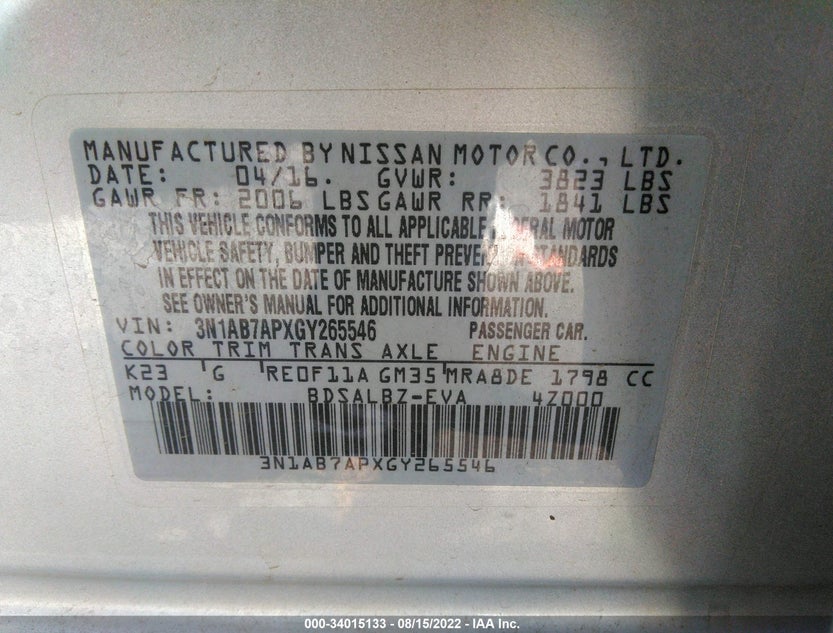 3N1AB7APXGY265546