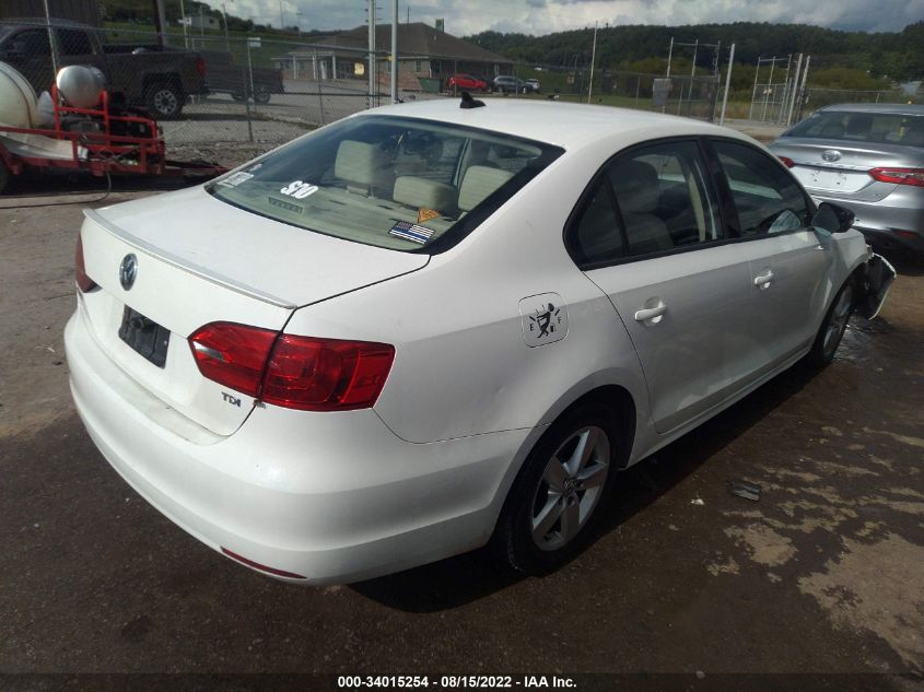 2011 Volkswagen Jetta 2.0L Tdi Le VIN: 3VWLL7AJXBM078786 Lot: 34015254