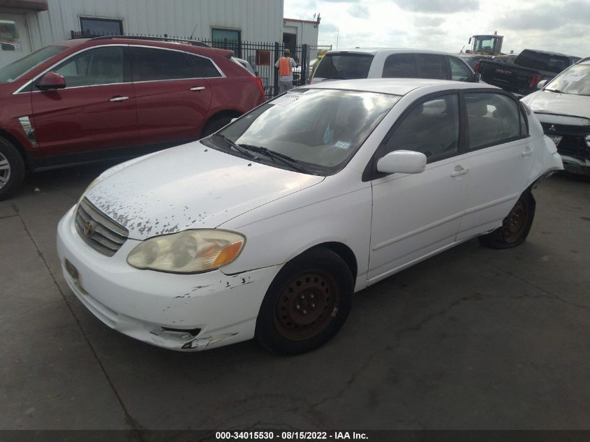 2003 Toyota Corolla Le VIN: 1NXBR32E83Z133526 Lot: 34015530