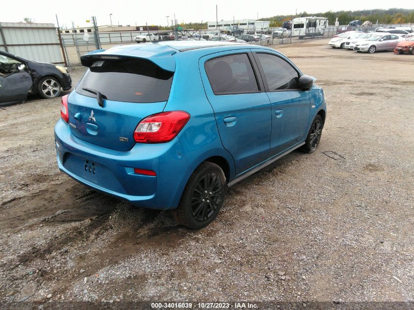 2020 Mitsubishi Mirage Le/Gt VIN: ML32A5HJXLH002606 Lot: 34016039