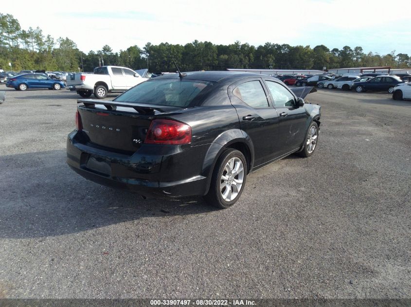 2014 Dodge Avenger R/T VIN: 1C3CDZBG4EN166407 Lot: 33907497