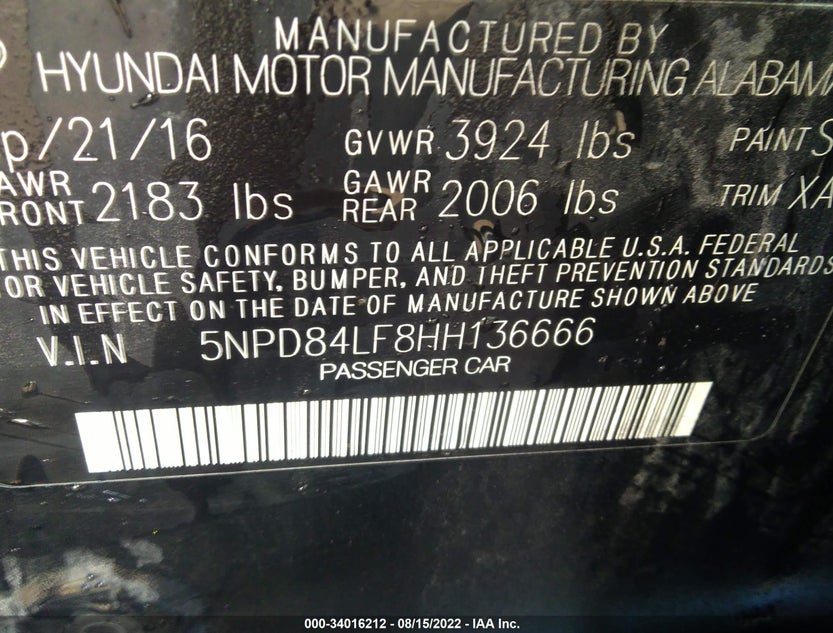 5NPD84LF8HH136666