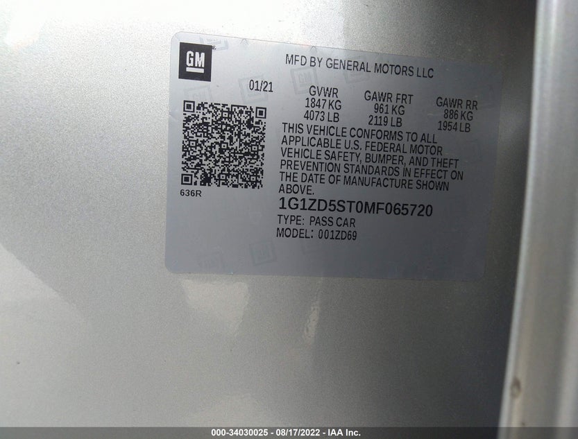 1G1ZD5ST0MF065720
