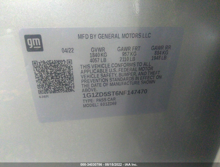 1G1ZD5ST6NF147470