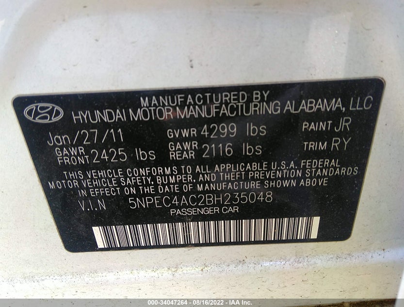 5NPEC4AC2BH235048