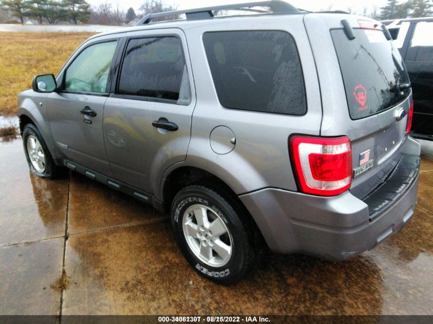 2008 Ford Escape Xlt VIN: 1FMCU03178KC80842 Lot: 34061307