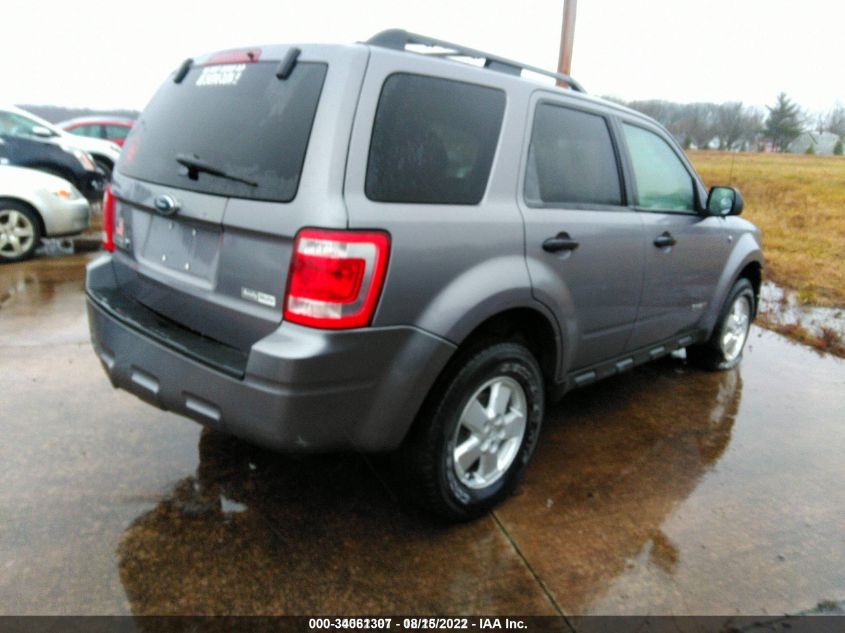 2008 Ford Escape Xlt VIN: 1FMCU03178KC80842 Lot: 34061307