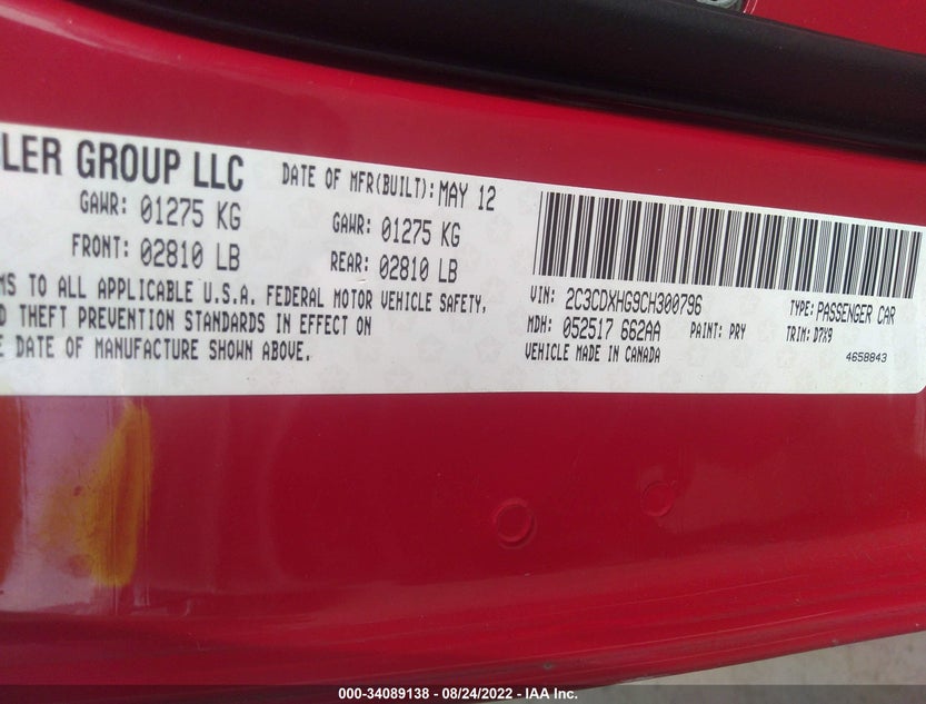 2C3CDXHG9CH300796