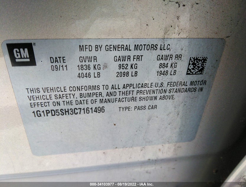 1G1PD5SH3C7161496