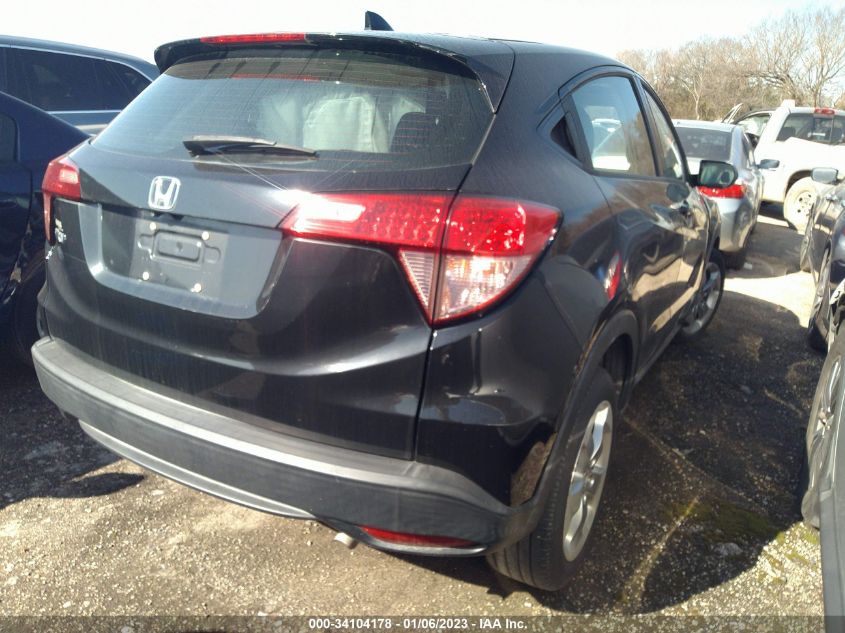 2016 Honda Hr-V Lx VIN: 3CZRU5H3XGM749770 Lot: 34104178